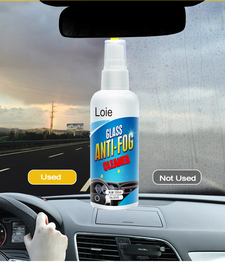 Wholesale liquid anti fog glass shield spray for car