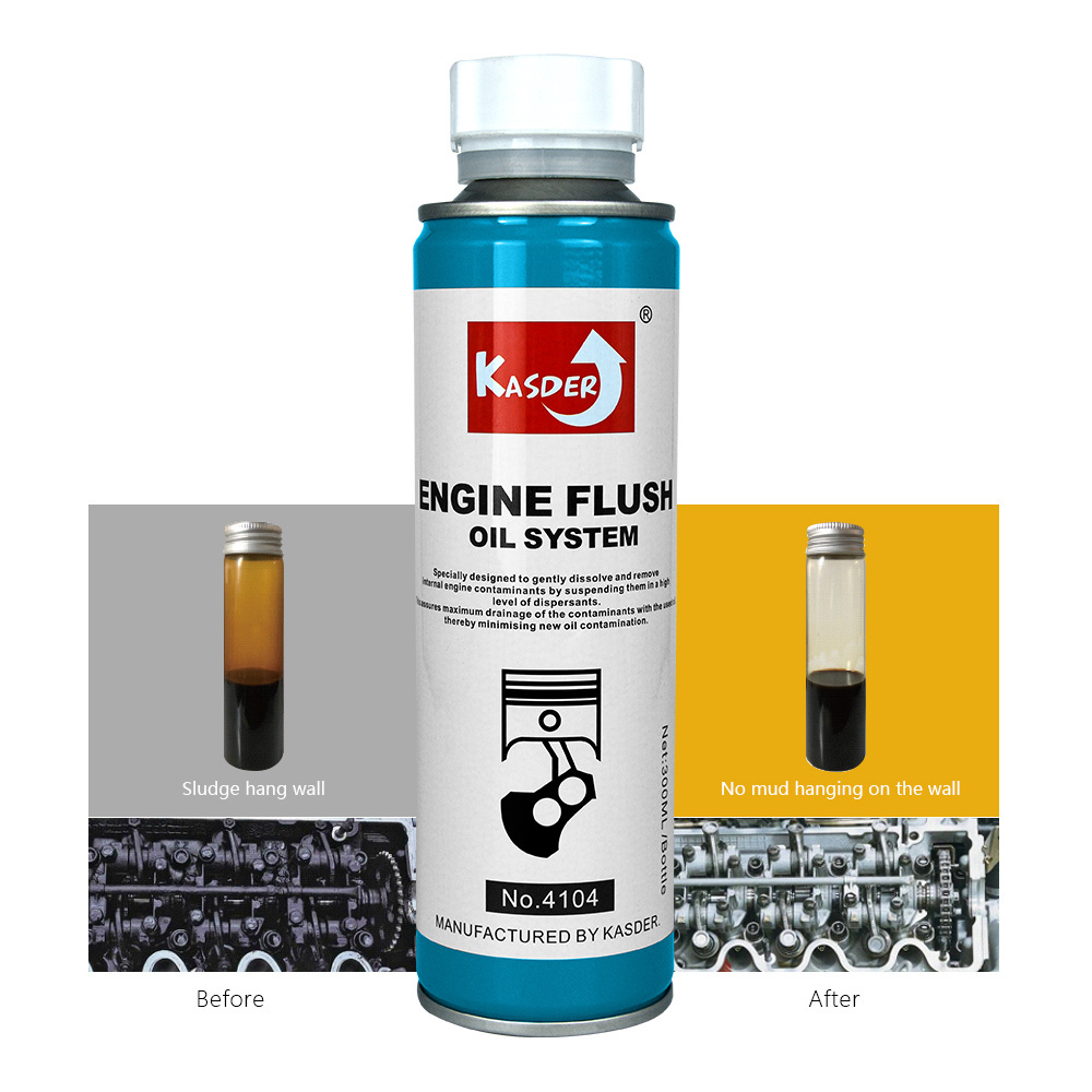 Powerful 4L car engine flush oil system carbon cleaner chemical motor flushing for diesel auto mobile truck heavy duty vehicles