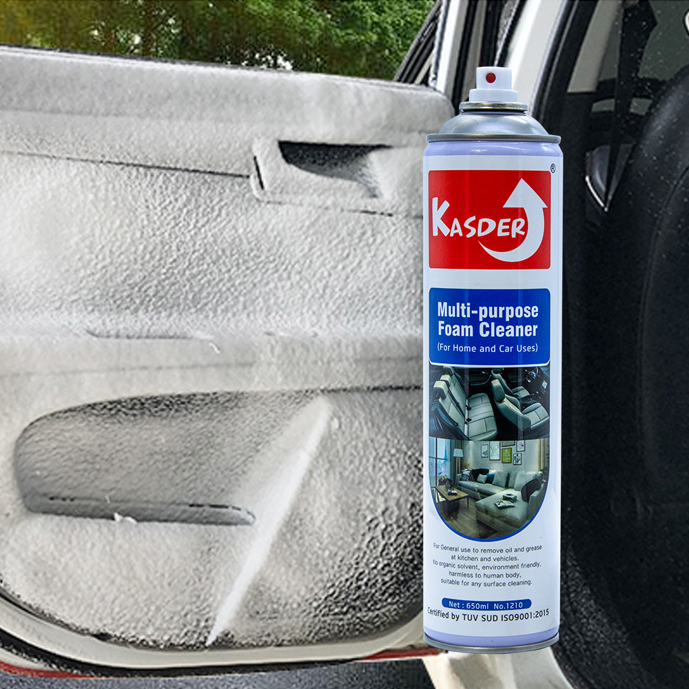 High quality 650ml all multifunction universal multi purpose foam cleaner spray for car interior inside seats and house cleaning