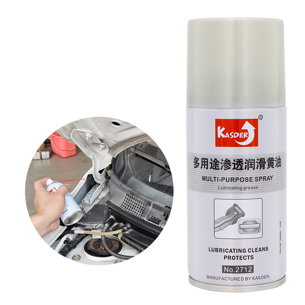 Spray lithium base grease