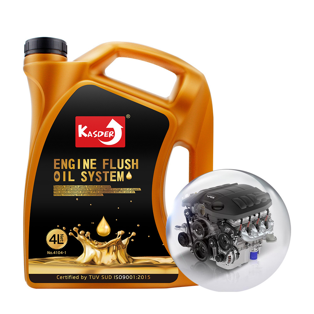 Powerful 4L car engine flush oil system carbon cleaner chemical motor flushing for diesel auto mobile truck heavy duty vehicles