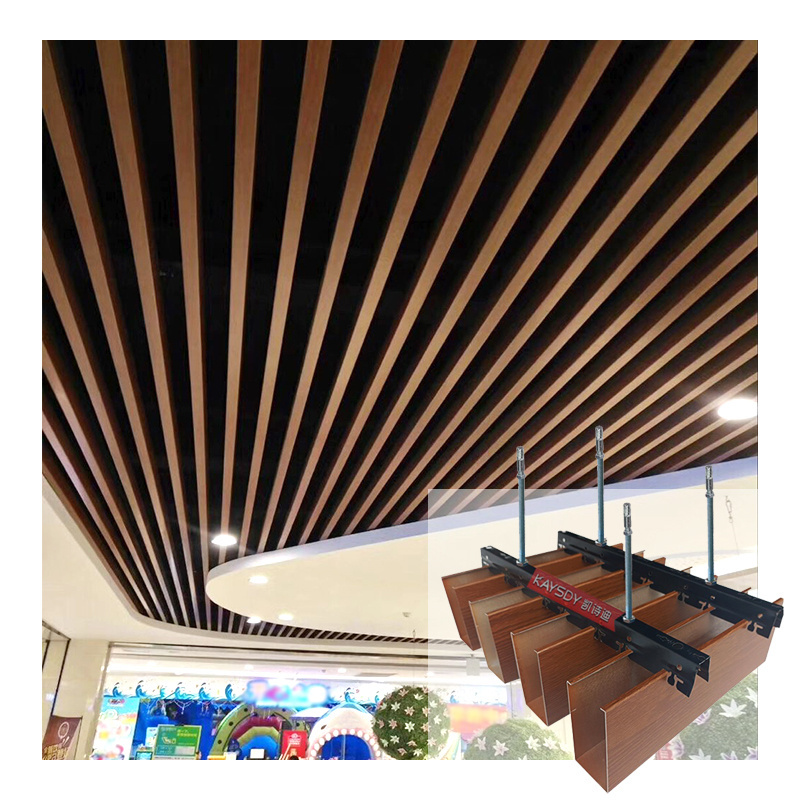 New Design Acoustic Suspended Ceiling Aluminum Metal Interior Decor Available Stretch Ceiling Decoration