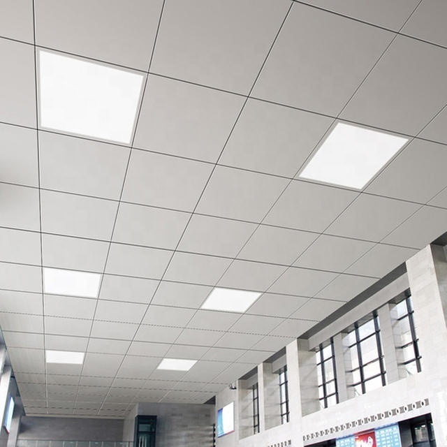 Interior Metal Acoustic Aluminum Clip In Ceiling Board Drop Ceiling Tile For Office Building