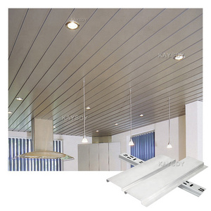 Modern Decorative Ceiling Office White Wpc Cielo Techo De Pvc Cost Rica Pvc Ceilings Panel Bathroom Aluminum Baffle Ceiling