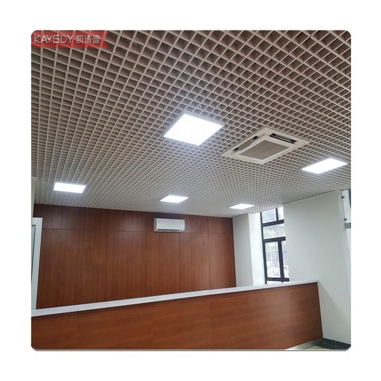 Pop Ceiling System Designs 2x2 Tiles Pressed Metal Dropped Strip Wood Grain Composite Aluminum Ceiling Grid