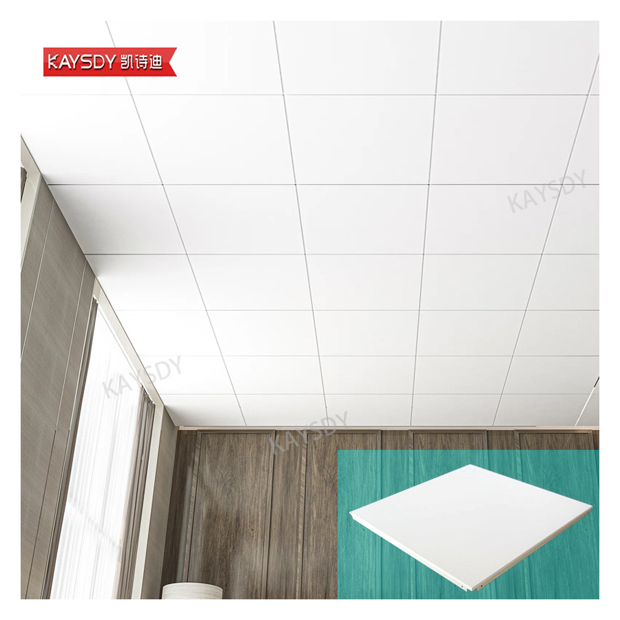 Factory Price Clip-in Aluminum Ceiling Tiles 600x600 Acoustic Roof Plafond Decor Metal Drop Ceiling Tiles