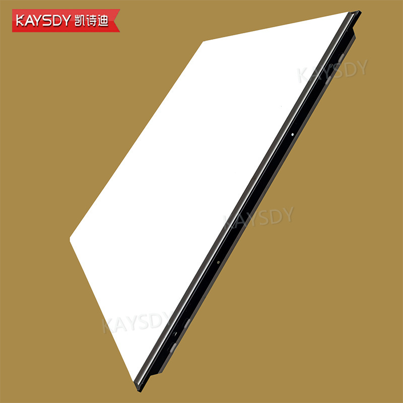 Hot Sale Suspension Aluminum False Ceiling Panel 650x650mm Clip-in Decorative Black Groove Ceiling Tiles