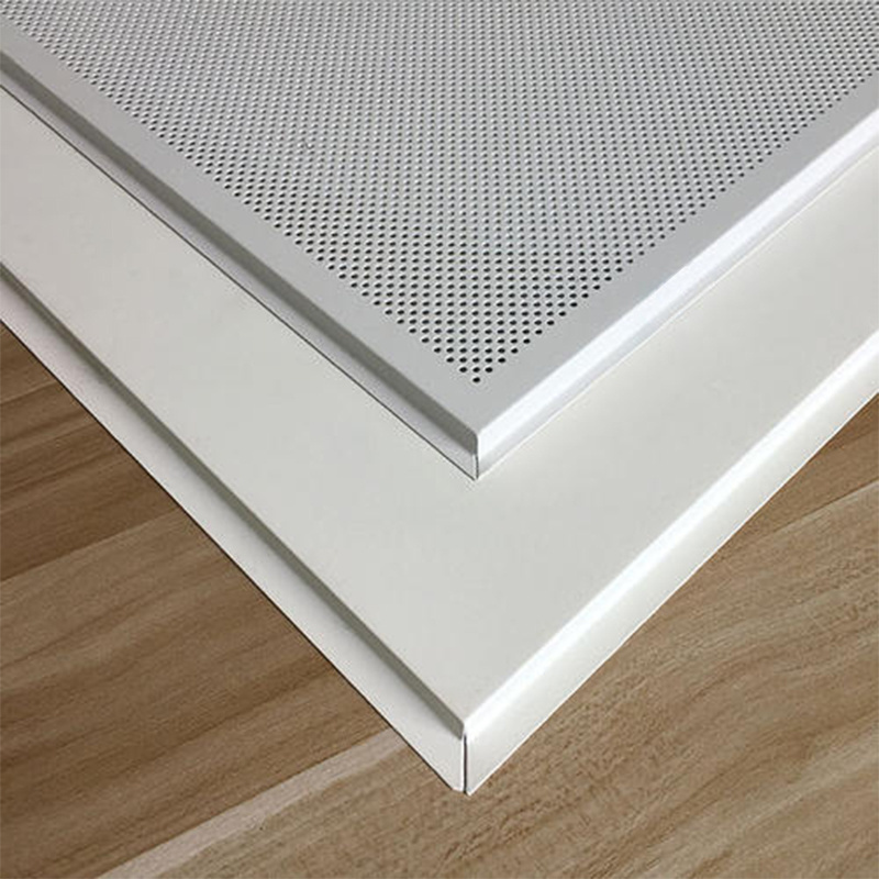 Acoustic Fireproof Aluminum Metal Square Suspended Ceiling Panel 600*600 mm Decorative Ceiling Tiles