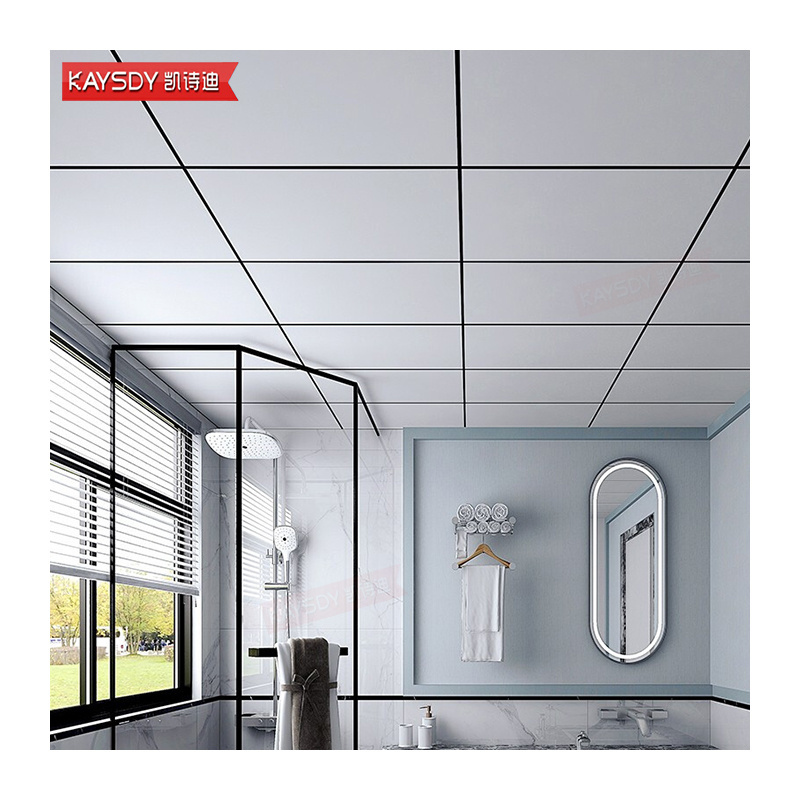 Acoustic Fireproof Aluminum Metal Square Suspended Ceiling Panel 600*600 mm Decorative Ceiling Tiles