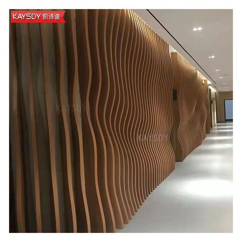 Shape 3d pop wall panel design art wall decoration wave textured 3d curved white wall panels