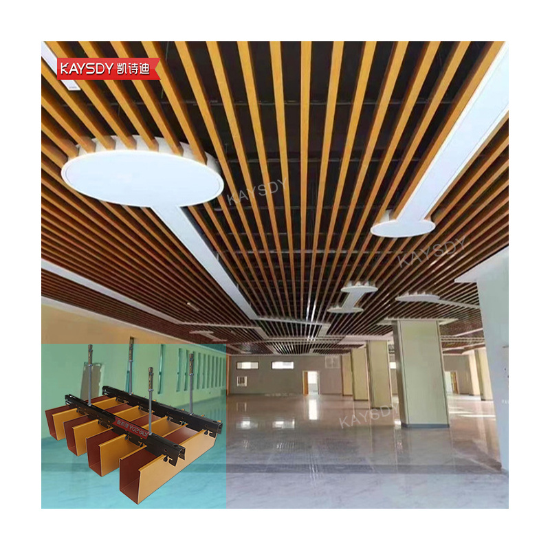 New Design Acoustic Suspended Ceiling Aluminum Metal Interior Decor Available Stretch Ceiling Decoration