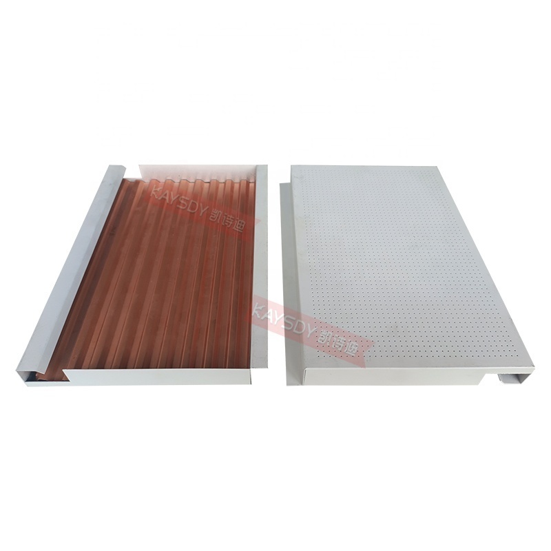 Factory Wholesale Acoustic Ceiling Panel Sandwich 2x4 Ceiling Panel Perforated interior decoration Aluminum Ceiling Tiles