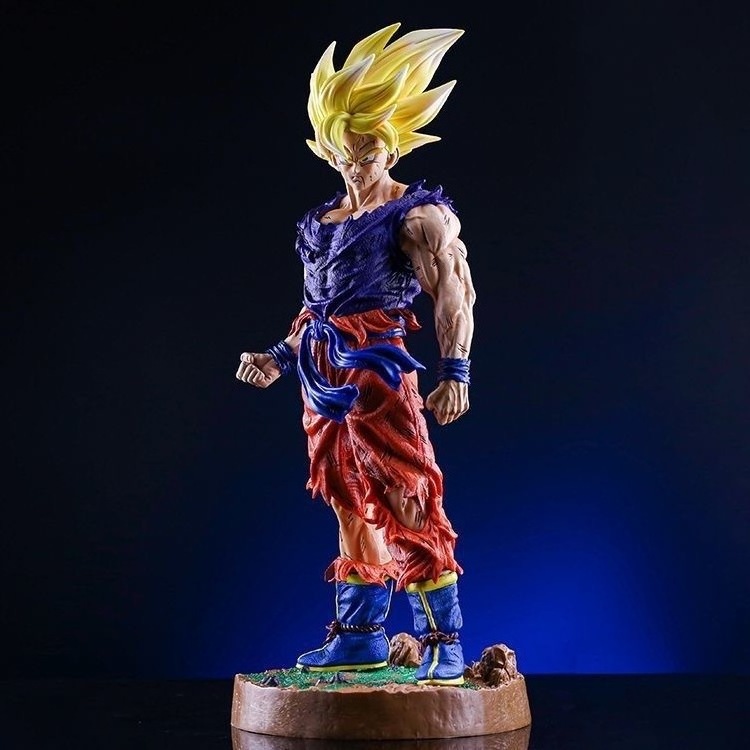 KS 45cm Dragon Balls Goku Super Saiyan Action Figures PVC collectibles Statue Model Anime Figurine Dragon Balls Z Action Figures