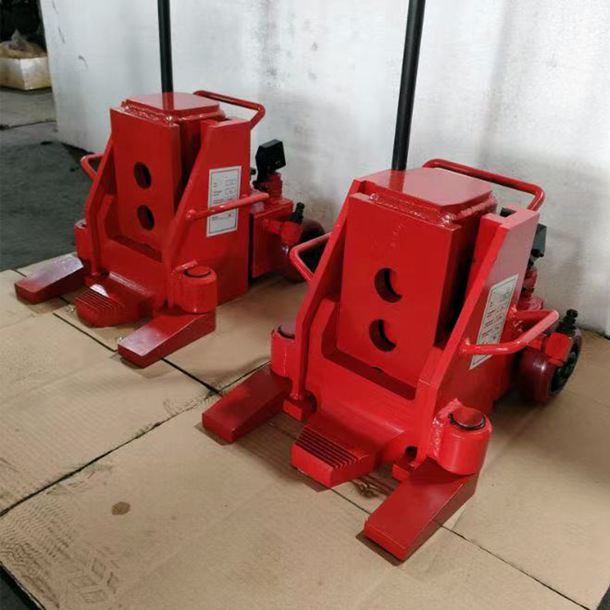 GKS Equivalent V Series 5 10 15 20 Ton  Fork Lift Hydraulic Toe Jack Machine Jack With Wheels