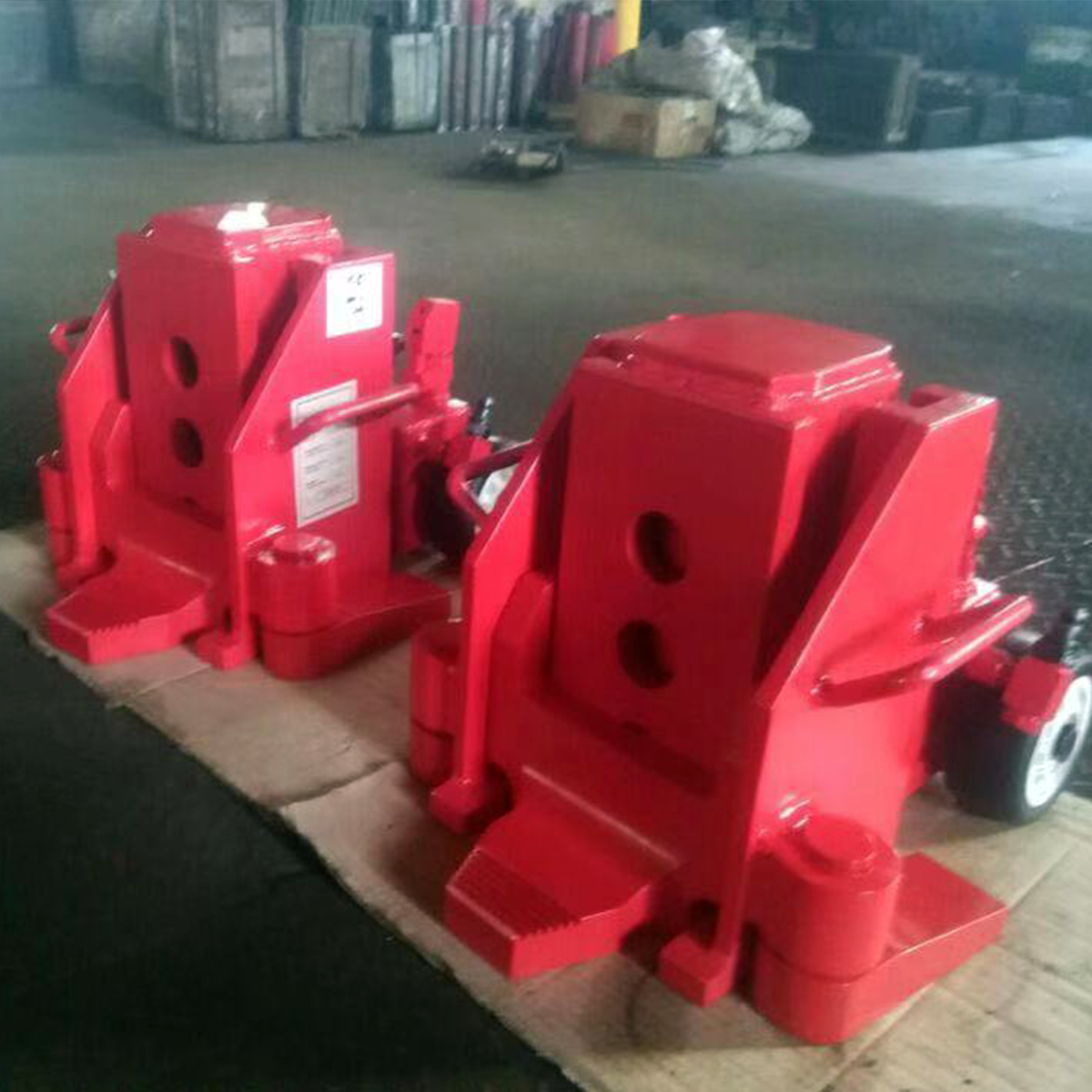 GKS Equivalent V Series 5 10 15 20 Ton  Fork Lift Hydraulic Toe Jack Machine Jack With Wheels