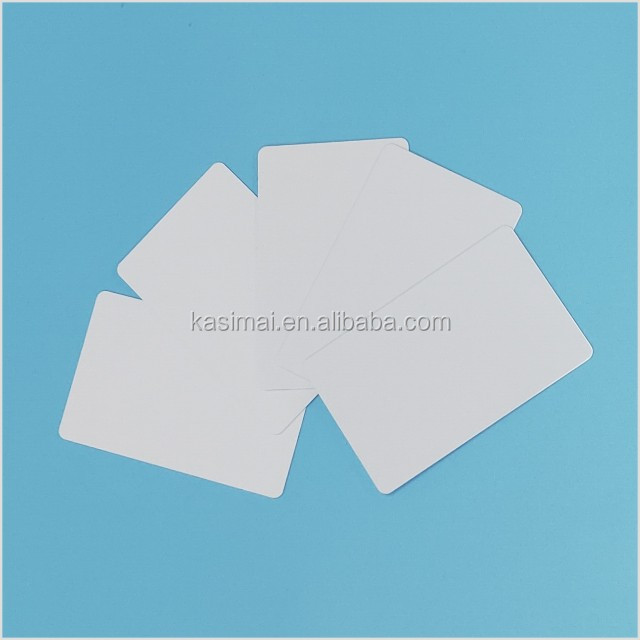 High quality inkjet pvc card white blank for inkjet printer Cr80 Standards credit cards