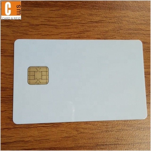 High quality JCOP21 36K java chip card white blank card for custom printing 86*54mm j2a040 payment  or id cards