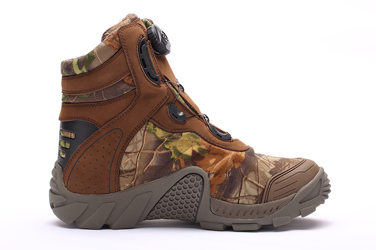 The Hot Sale Brown & Camo  Hunting boots Waterproof Hiking Outdoor Nubuck Leather Mens and Women`s boots