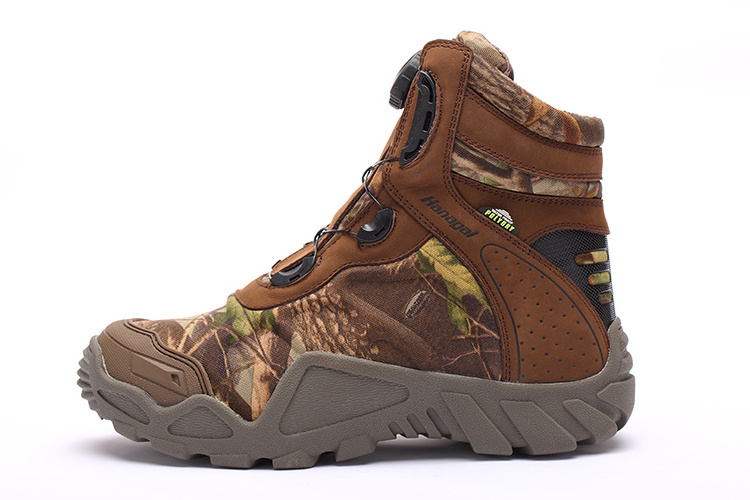 The Hot Sale Brown & Camo  Hunting boots Waterproof Hiking Outdoor Nubuck Leather Mens and Women`s boots