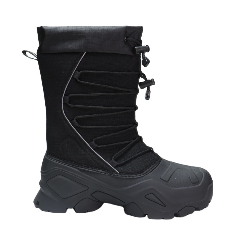 Factory OEM Product Latest Fashion Design Winter Rubber Snow Boots Warm Working Shoes for Men