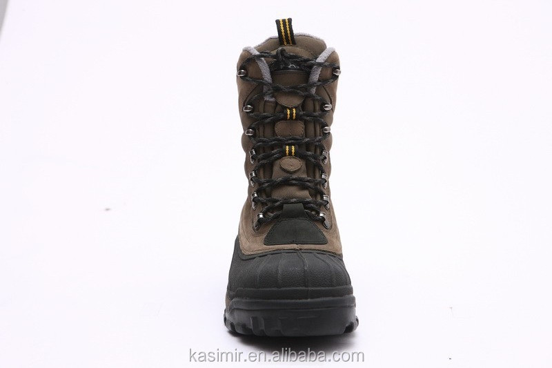 Hot sale factory price cold weather waterproof warm cotton padded russian hunting winter duck boots