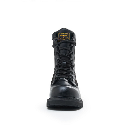 Full Grain Leather Boots Hard Wearing Composite Steel Toe Shoes Tactical Safety Boots for Men