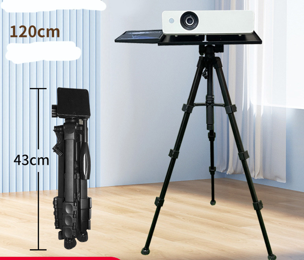 Outdoor Multi -functional Floor Camera Computer Bracket Pallet Projector Tripod for Camping Movie Conference Player Accessories