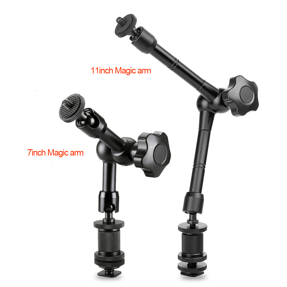 Kasin Flexible Adjustable Camera Bracket 7 Inch 11 inch Friction Articulating Magic Arm for Camera LCD Monitor LED Light