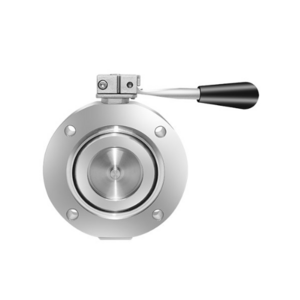 GI 25 32 40 50 63 80 100 125 160 200 250 300 400 vacuum stainless steel SS manual butterfly valve