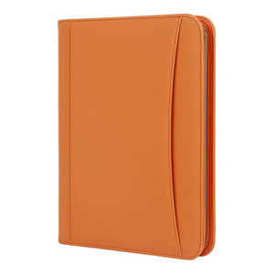 High Quality PU Leather Portfolio A4 Conference Folder with Calculator