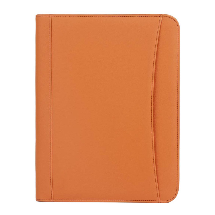 High Quality PU Leather Portfolio A4 Conference Folder with Calculator