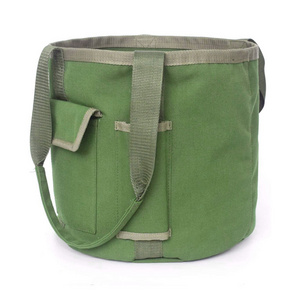 OEM Accepted Canvas Bucket Organizer Tote Bucket Garden Tool Bag