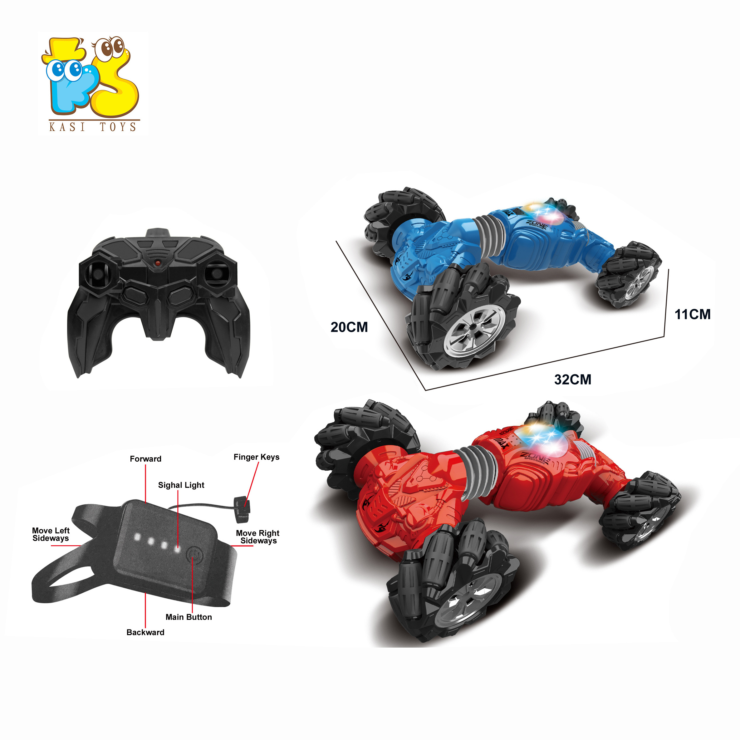 New stunt rc toy cars hand controlled drift car toy gesture remote control off road rock climber