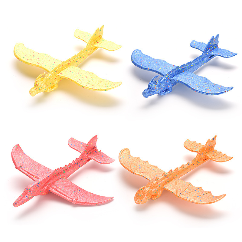 Children's DIY hand throwing glider airplane toy outdoor play EPP foam flying toy plane