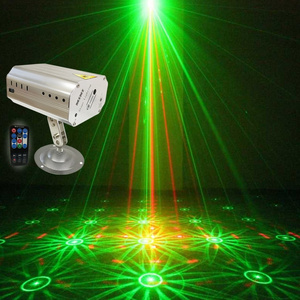 24 modes Patterns Laser Projector light LED RG stage Disco Flash lamp for new year dance floor Christmas Party indoor light show