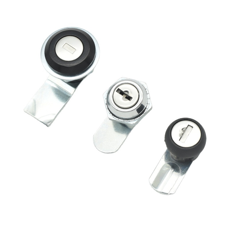 Zinc alloy cam lock Tubular combination safe Cylinder flat Key Ccbinte Lock For Mailbox Cabinet Tool Box