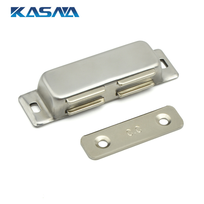 304 Stainless Steel Magnetic Door Catch Heavy Duty Magnet Latch Cabinet Catches for Cabinets Door