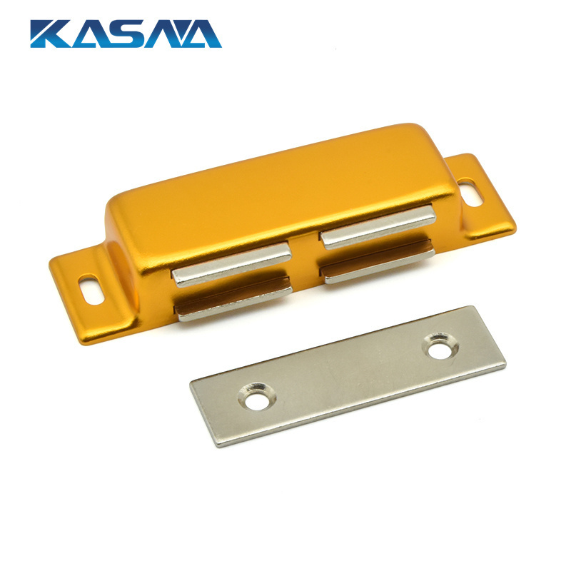 Aluminium alloy Heavy Duty Magnet Latch Cabinet Catches Magnetic Door Catch for Cabinets Door