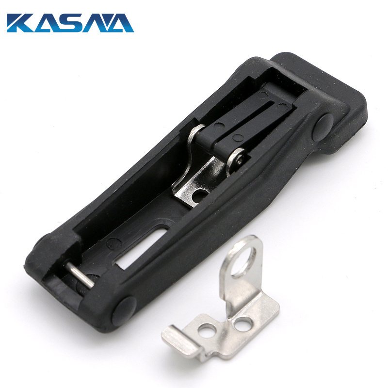 Rubber Flexible Black Soft Draw Latches with Hole Flexible Draw Latch LB88