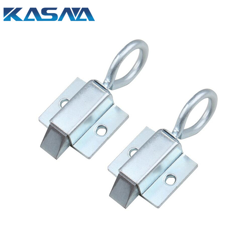 Window Gate Security Pull Ring Spring Bounce Door Bolt Safety Latch Hasp Sliding Lock Door Latch Lock