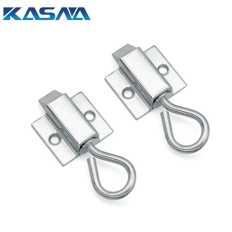 Window Gate Security Pull Ring Spring Bounce Door Bolt Safety Latch Hasp Sliding Lock Door Latch Lock