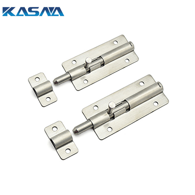 Furniture Door Bolts 3.5 Inch Stainless Steel Locks Sliding Door Chain Latch For Gate Security Hardware