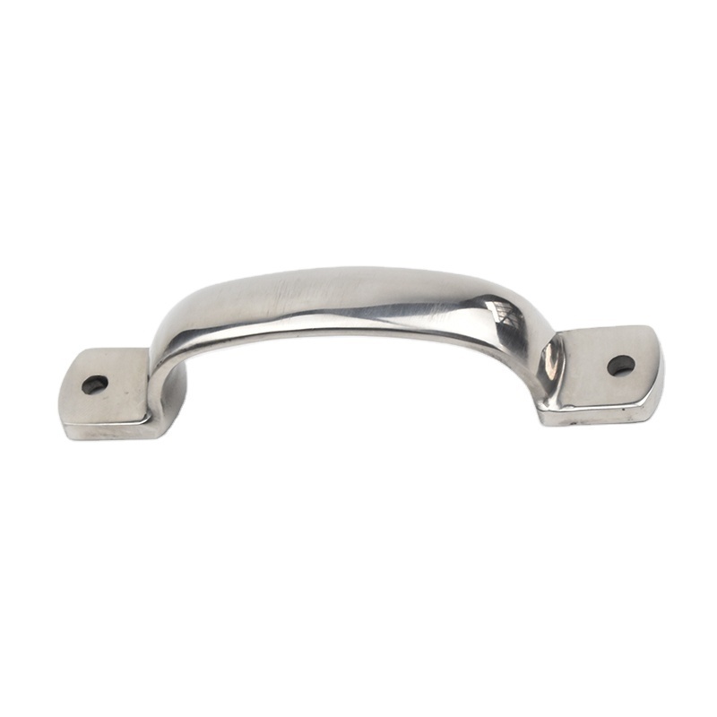 Industrial handle Stainless steel Half Round Cabinet Pullrushed Nickel Cabinet Hardware Pulls Handle