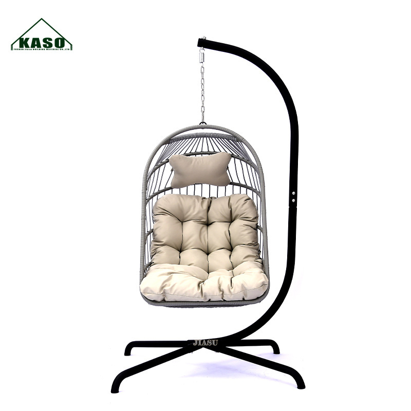 Stand Chair Pillow Swinging Egg Outdoor Hamock Ride Rattan Out Door Ratan Baba Electric Wrought Iron Patio Swing