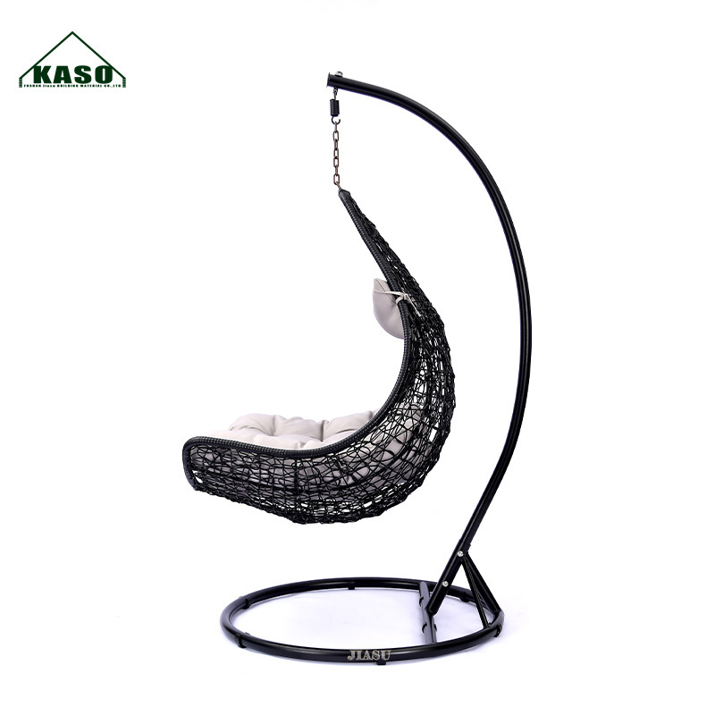 Bubble Egg Chair Swing Black Double Seat Rattan Beach Home Swinging Camping Garden Patio Swings Outdoor Furniture