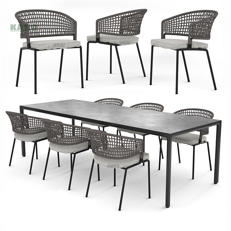 Garden Sets Patio Furniture 11 Piece Outdoor Set Bench China Ratton 9Ft Rattan Grey Aluminum Tables Dining Table Pool