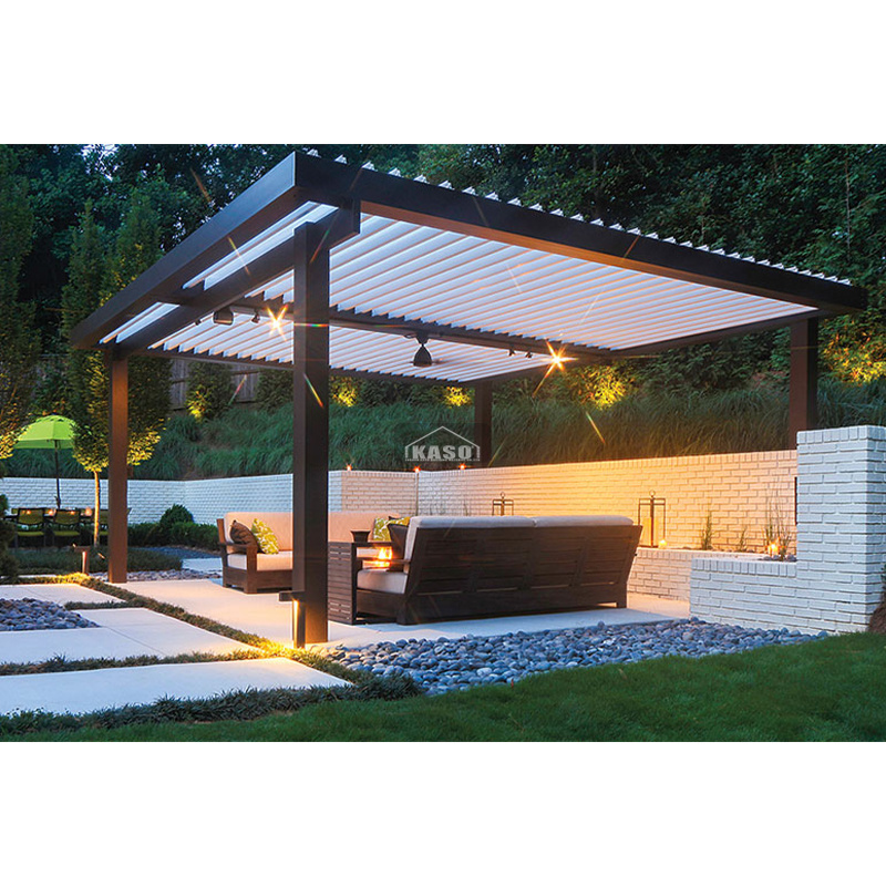 Aluminum Pergola Brackets Exterior Outdoor Gazebo Aluminium Bioclimatic Arches Arbours Pergolas