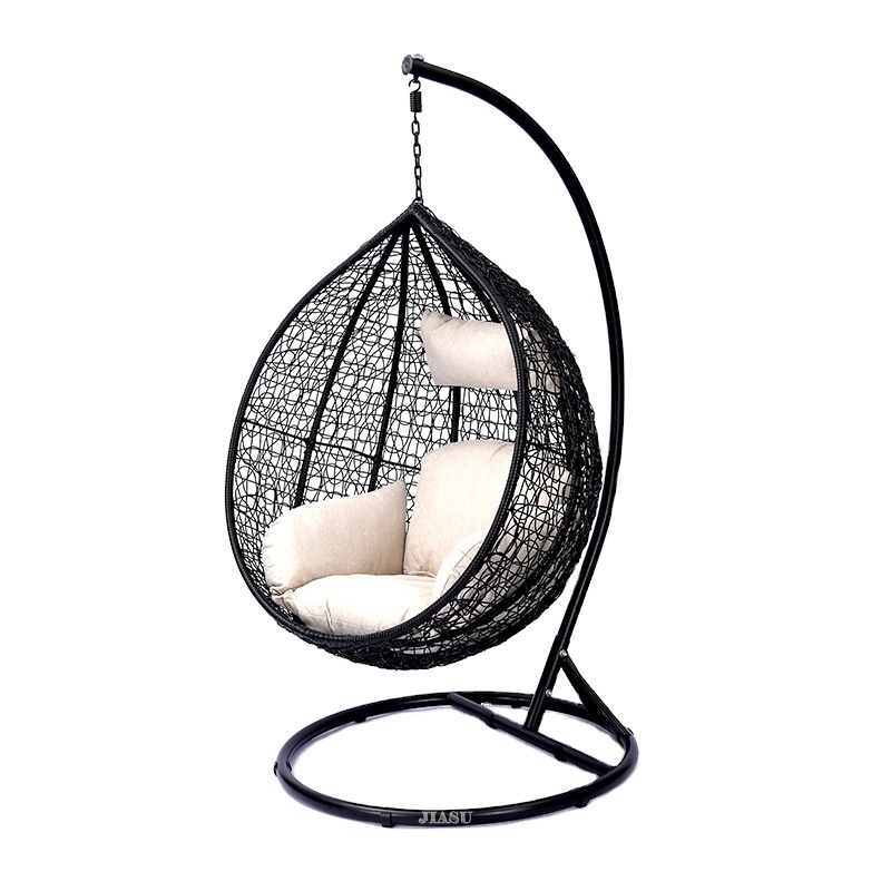 Indoor Egg Rattan Hanging Outside Circle Outdoor Furniture Two Person Hammock Swing Chair