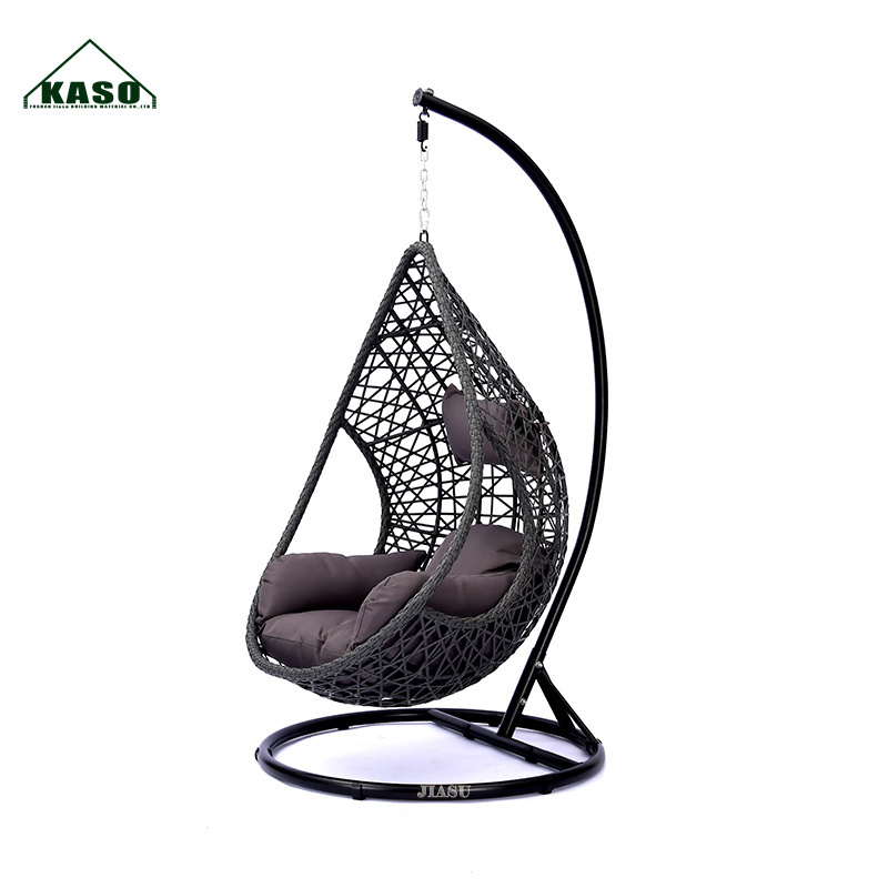 Indoor Egg Rattan Hanging Outside Circle Outdoor Furniture Two Person Hammock Swing Chair