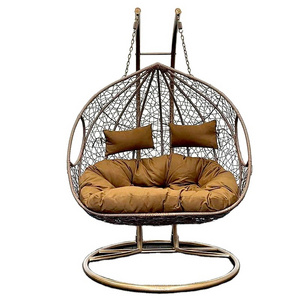 Balcony Garden Chair Porch Plans Foldable Hammock Rope Woven Hanging Egg Rattan Furniture Relaxing Single Seat Patio Swing